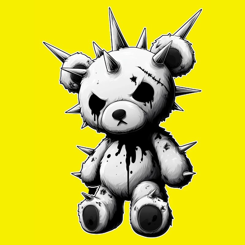 Teddy Gothic à pointes