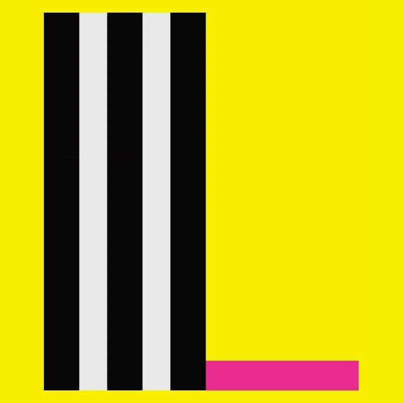 Abstract monochrome line pattern