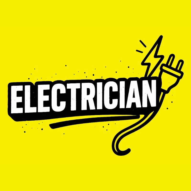 Flash de câble Motif d’Électricien