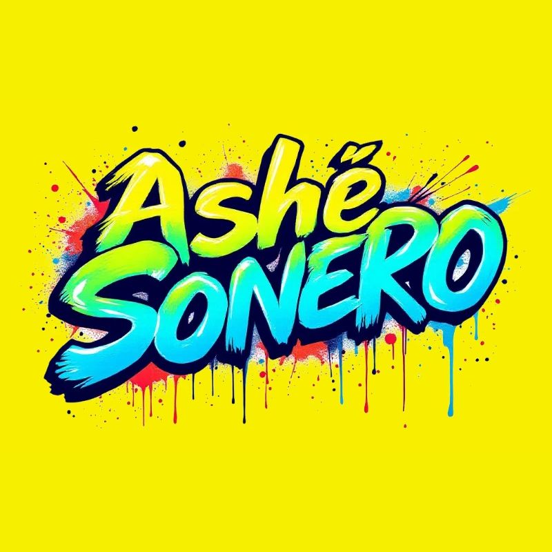Ashe Sonero Graffiti-Regenbogen