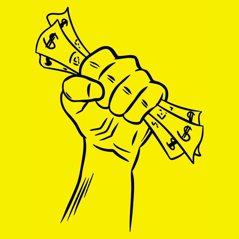 Hand mit Geld