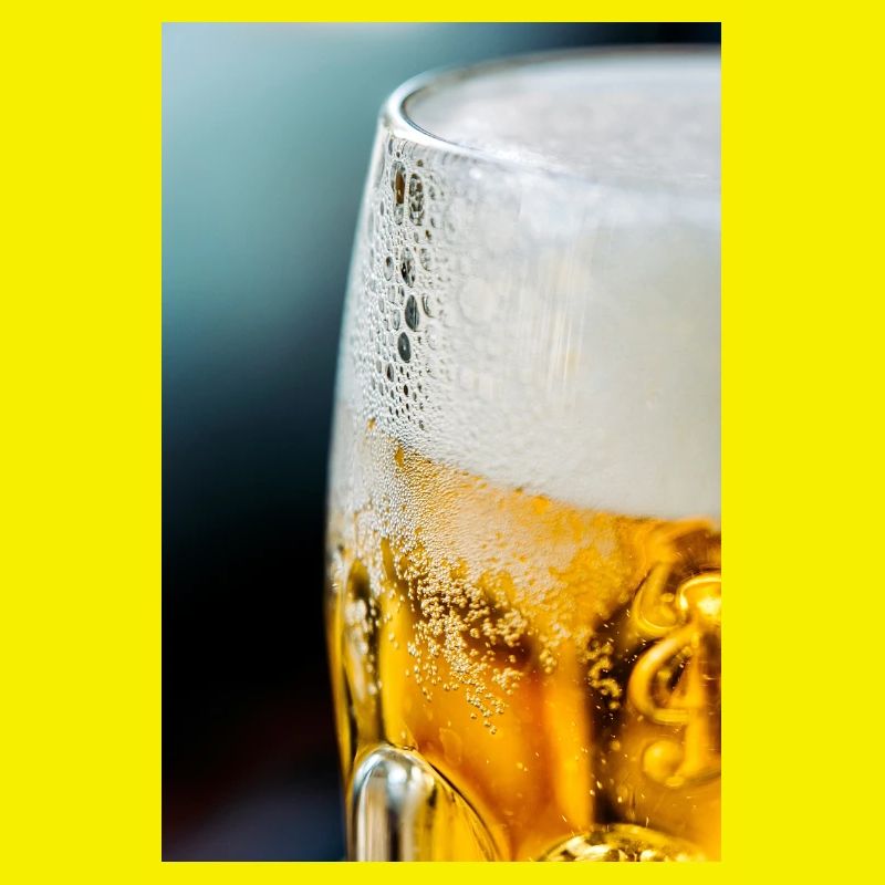 Lichtgold Bierglas Muster