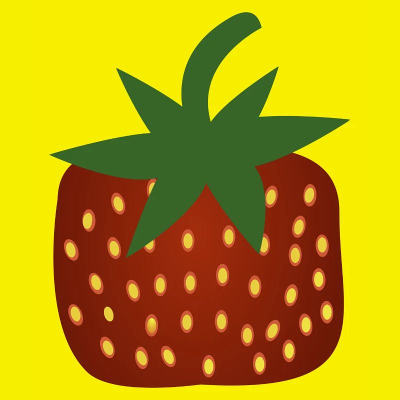 Funny angular strawberry gift idea