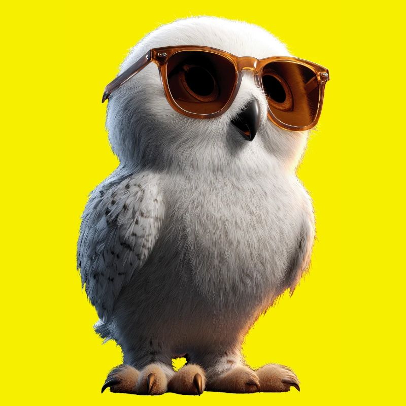 Schneeeule Weiße Eule Kauz Uhu Owl Schnee Eulen