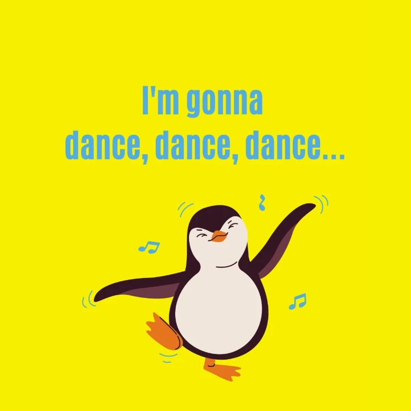 Carnaval - Pingouin dansant - danse danse danse