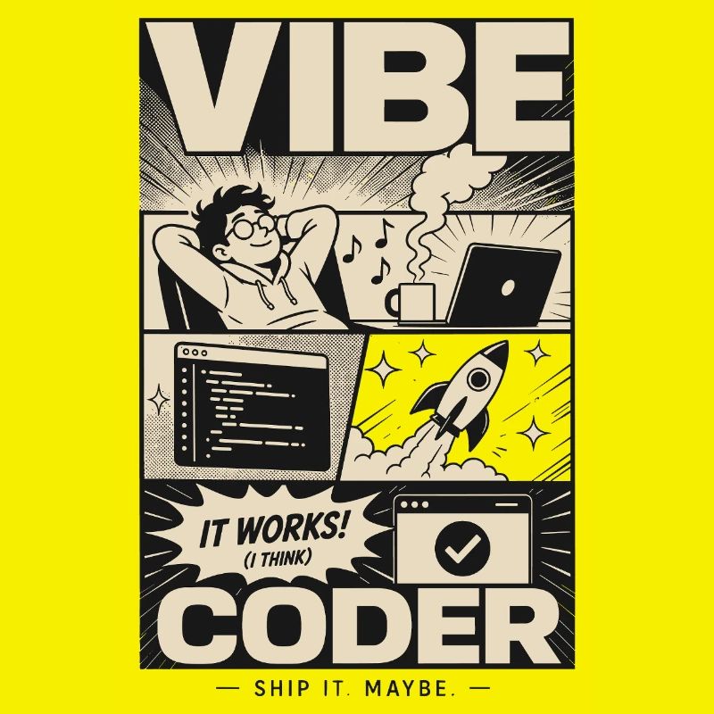 Vibe Coder Programmeur Humour
