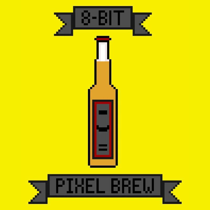 Bière Pixel rétro 8 bits