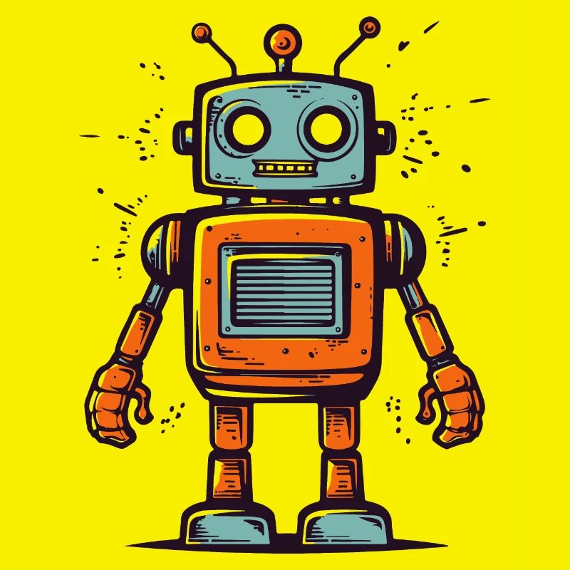 Le robot mignon