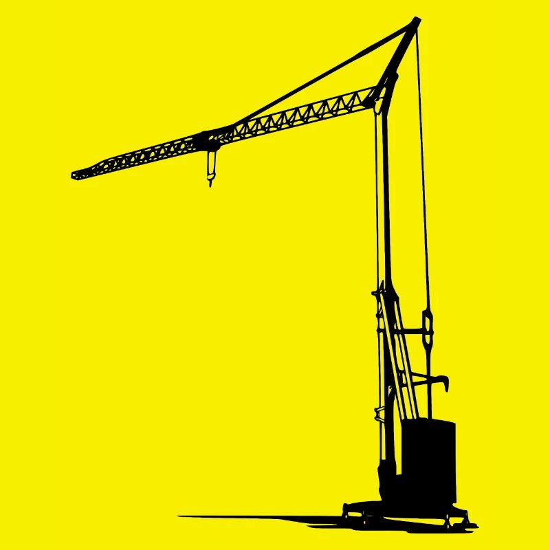 TDK Grue grue chantier de construction ouvrier de construction grue