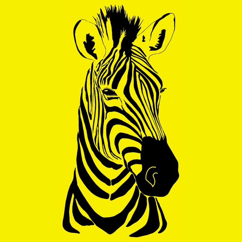 Zebra schwarz