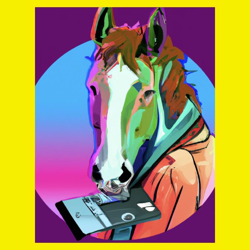 retro Pferd