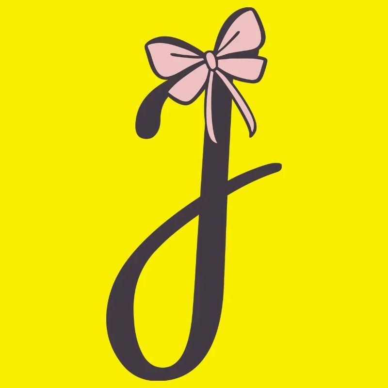Ruban Lettre Initiale J