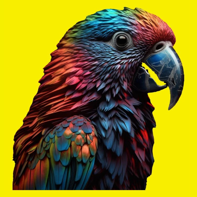 Le perroquet multicolore