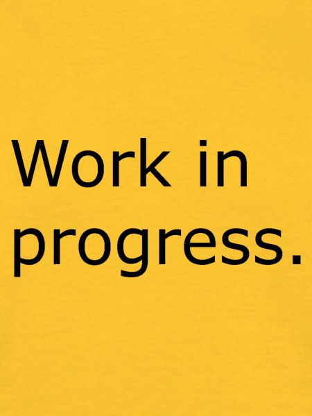 Work in Progress