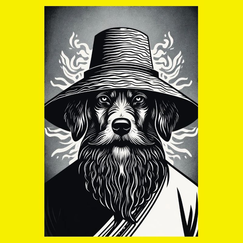 Der wachsame Hund