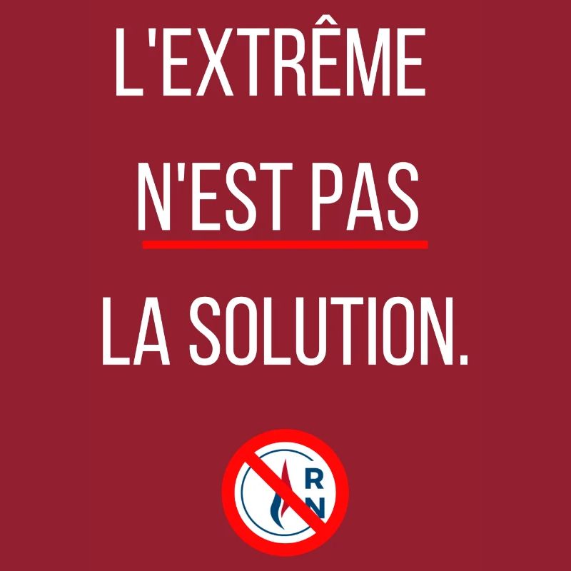 "L'extrême n'est pas une solution"