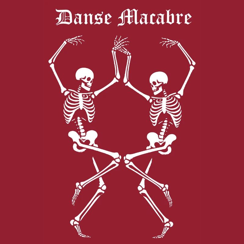Danse Macabre - skeletons dancing
