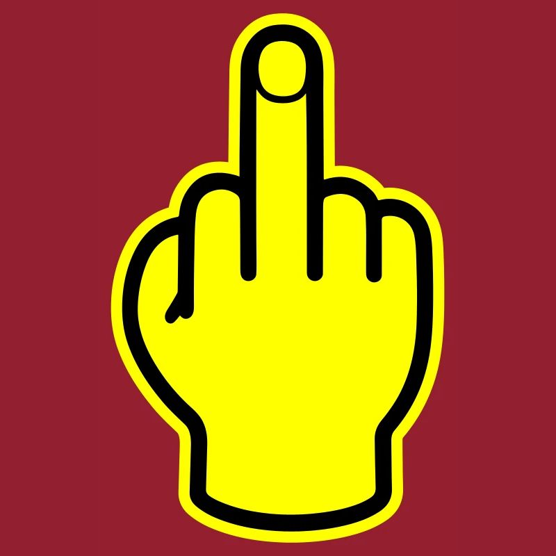 Middle Finger Hand Provocative