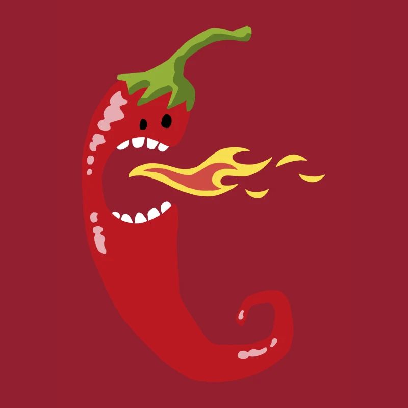 Fire chili with teeth