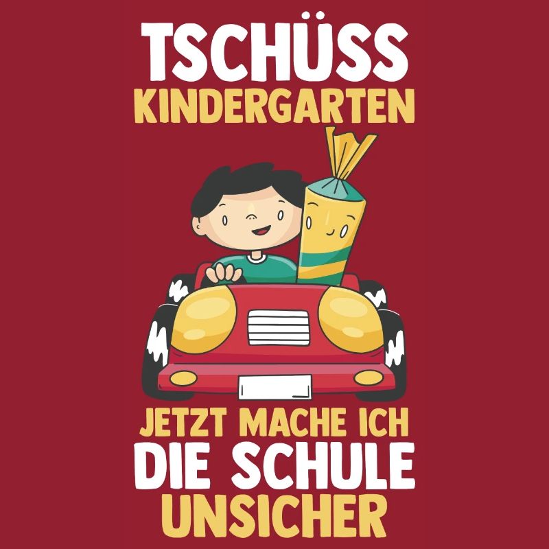 Tschüss Kindergarten Schulkind Einschulung Schulan