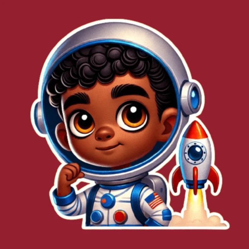 Ein junger Astronaut