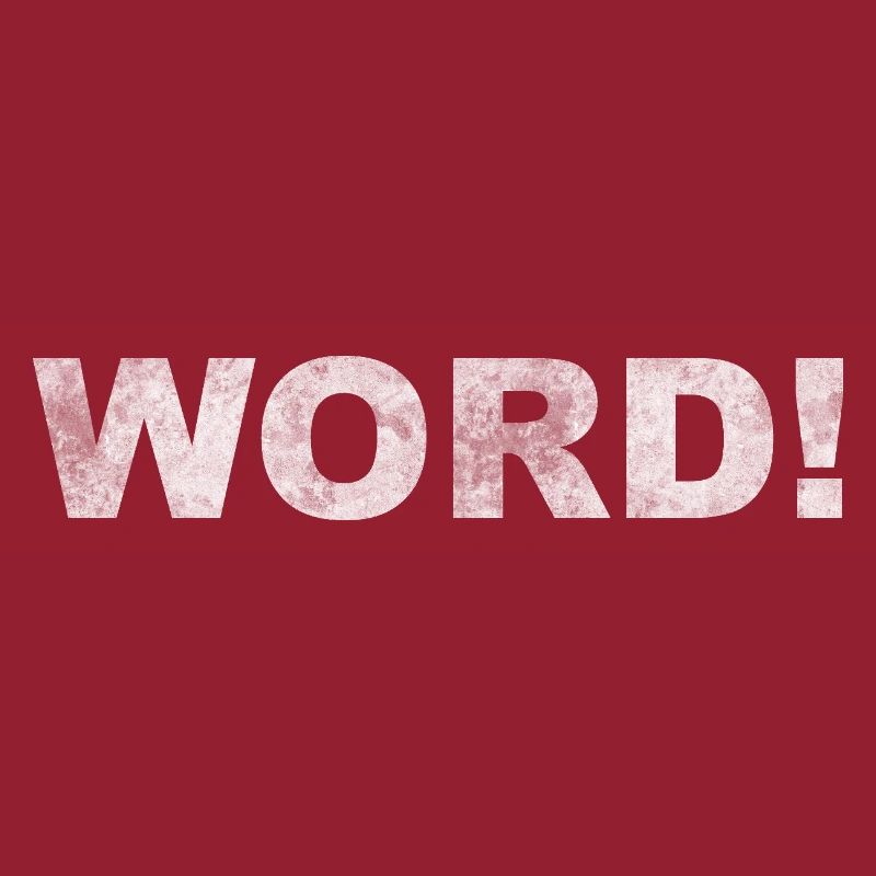 WORD! Statement Promise - white