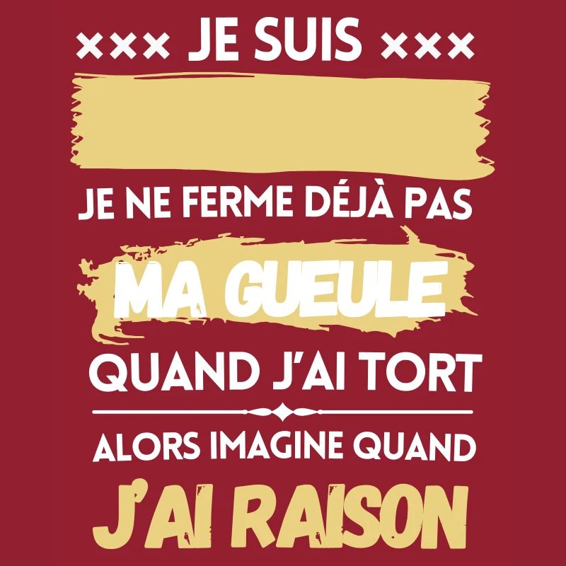 Je suis personalisable ...