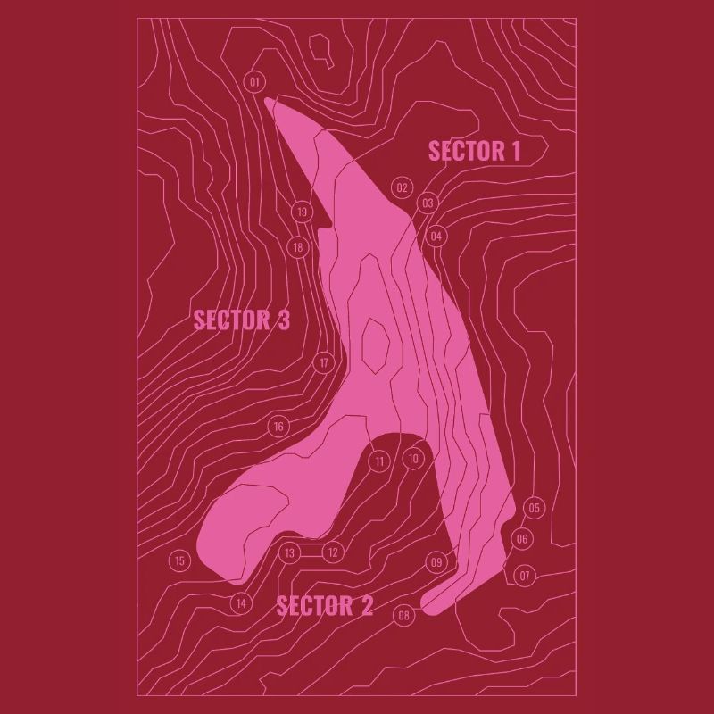 Circuit de course belge - Pink Edition (recto)