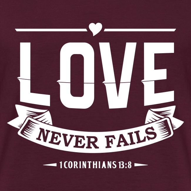 LOVE NEVER FAILS