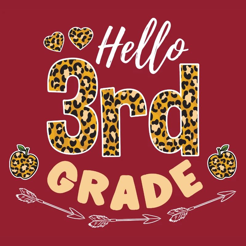 Hello 3rd Grade Leopard Teacher