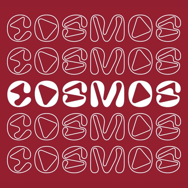 Conception de logo typographique cosmos
