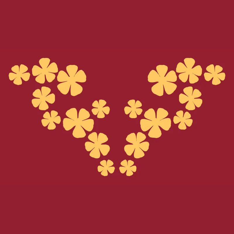 Many Pretty Flowers Colorful Decorative Pattern Beautiful