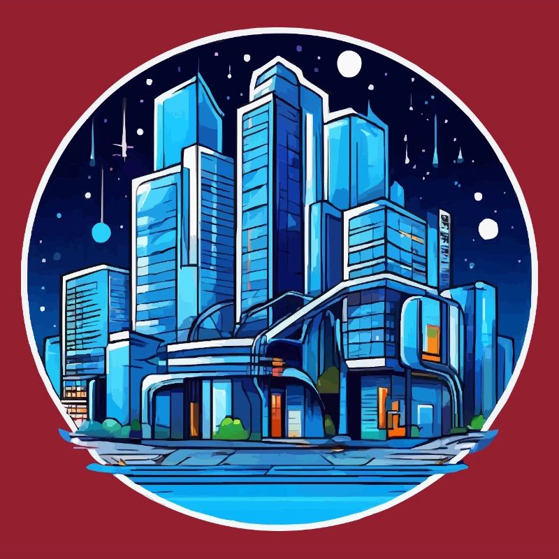 Cielo nocturno de la ciudad