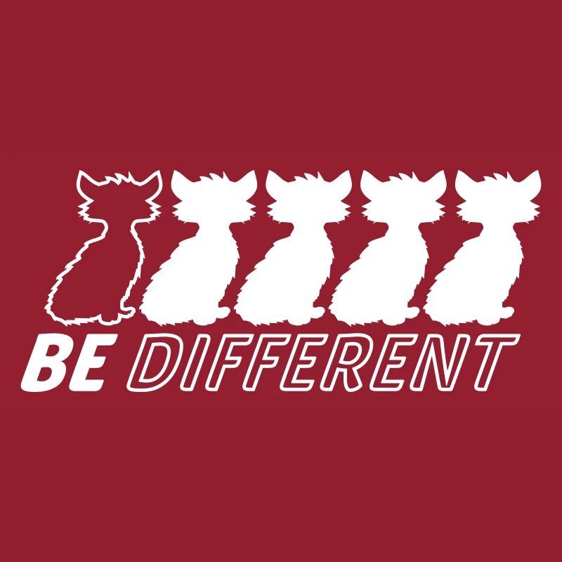 Be Different Cats Friends Be Different