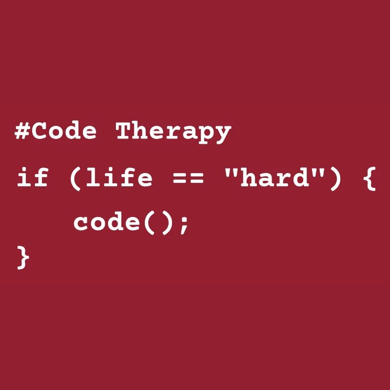 Kodterapi – Rolig programmering T-shirt