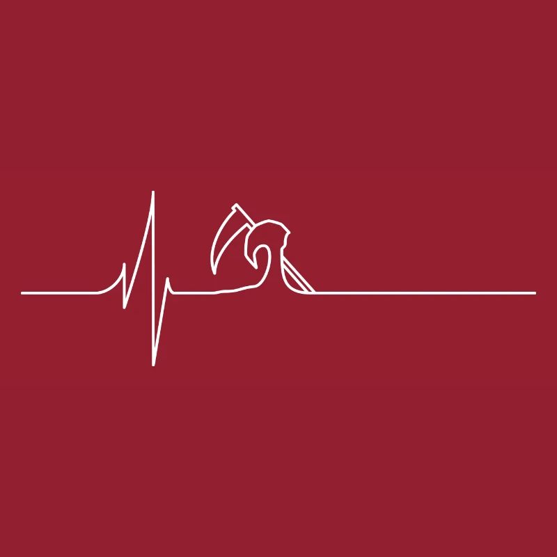 Electrocardiogram - Death - White