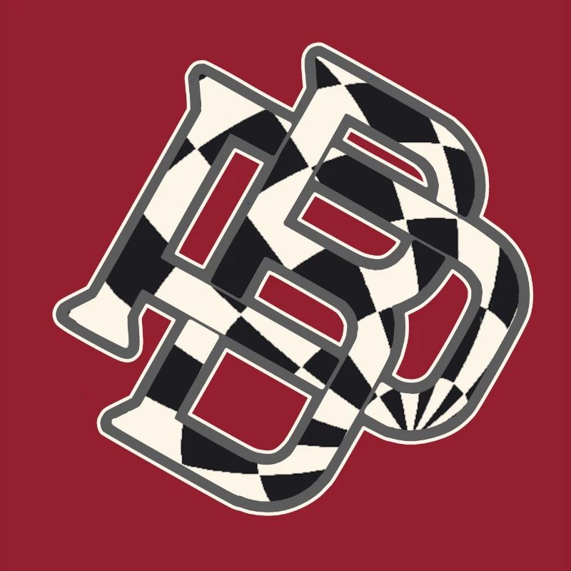Logo des dames de paintball, PB interverrouillé
