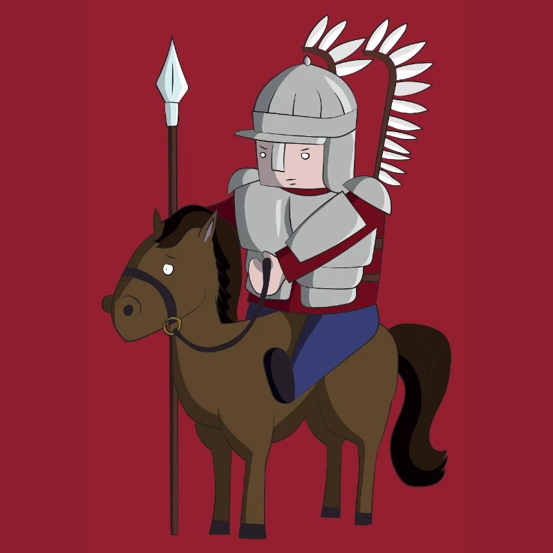 Polish winged hussar