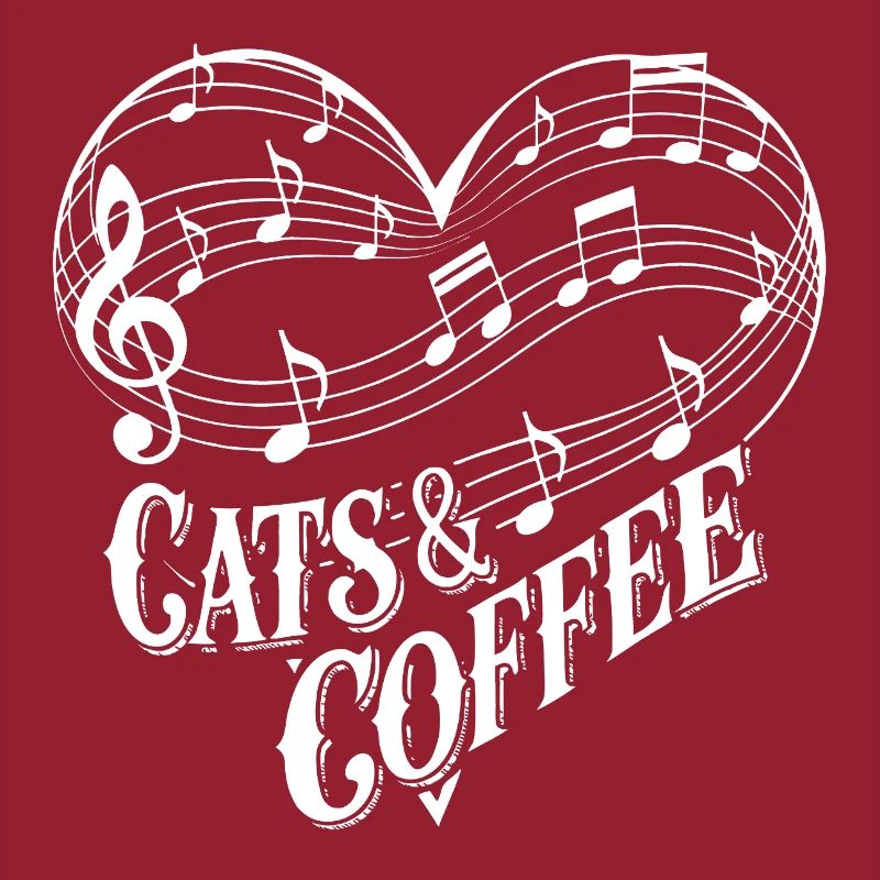 Ich liebe Katzen und Kaffee