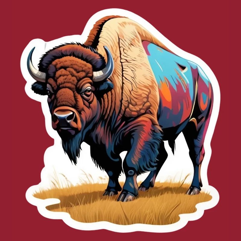 großer Bison