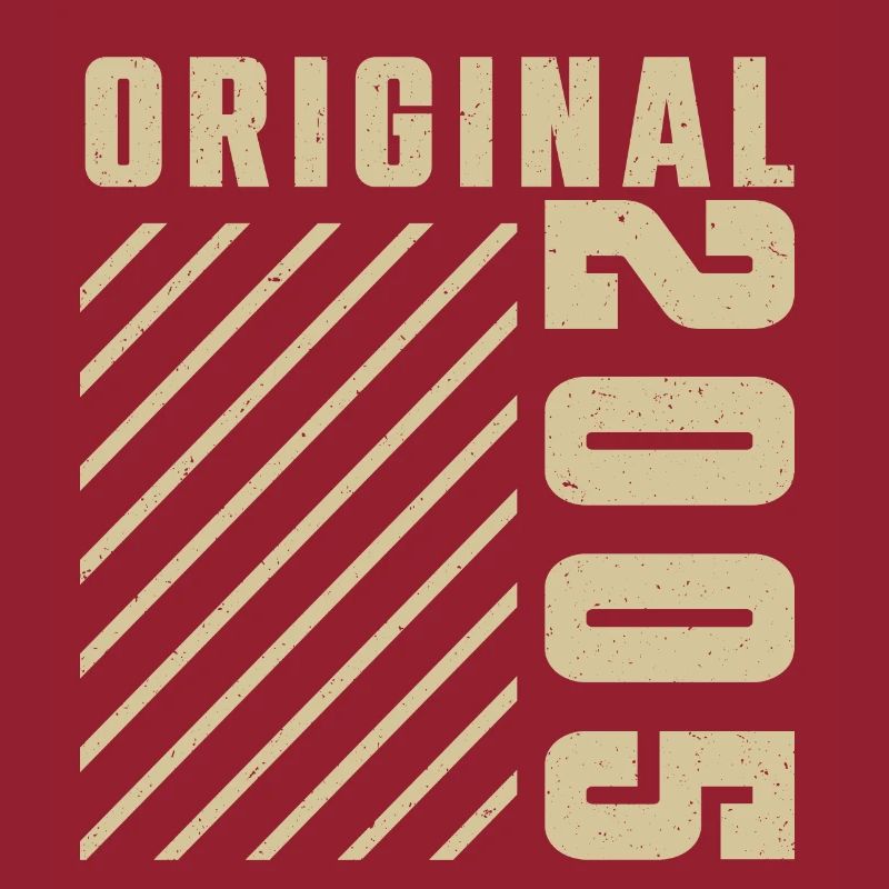 Original 2005 Authentic 2005 Vintage Bursdag
