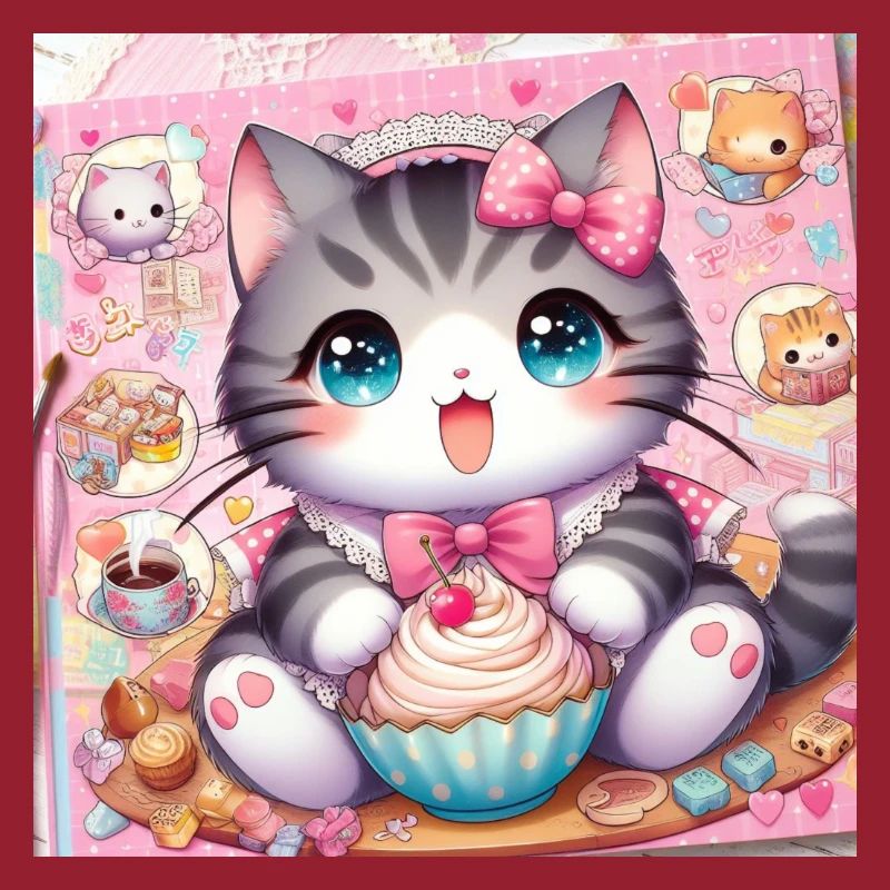 Gebäck Katze