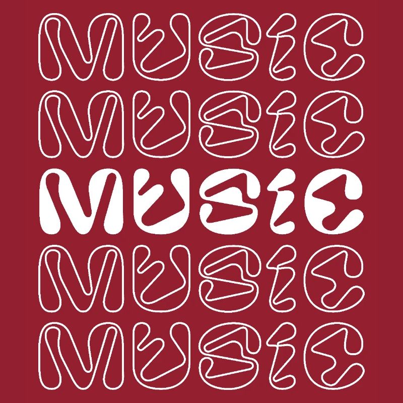 Conception de logo musical