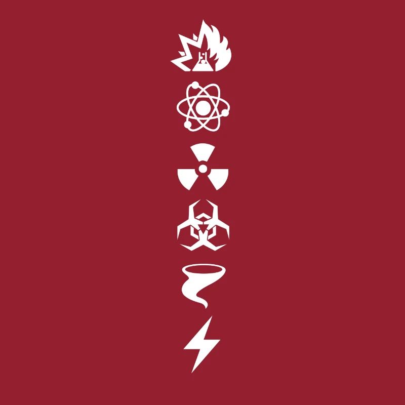 Mad Scientists Experimenting White Logos