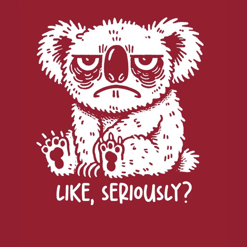 Koala Unamused Like Seriously Judging Sarcastic