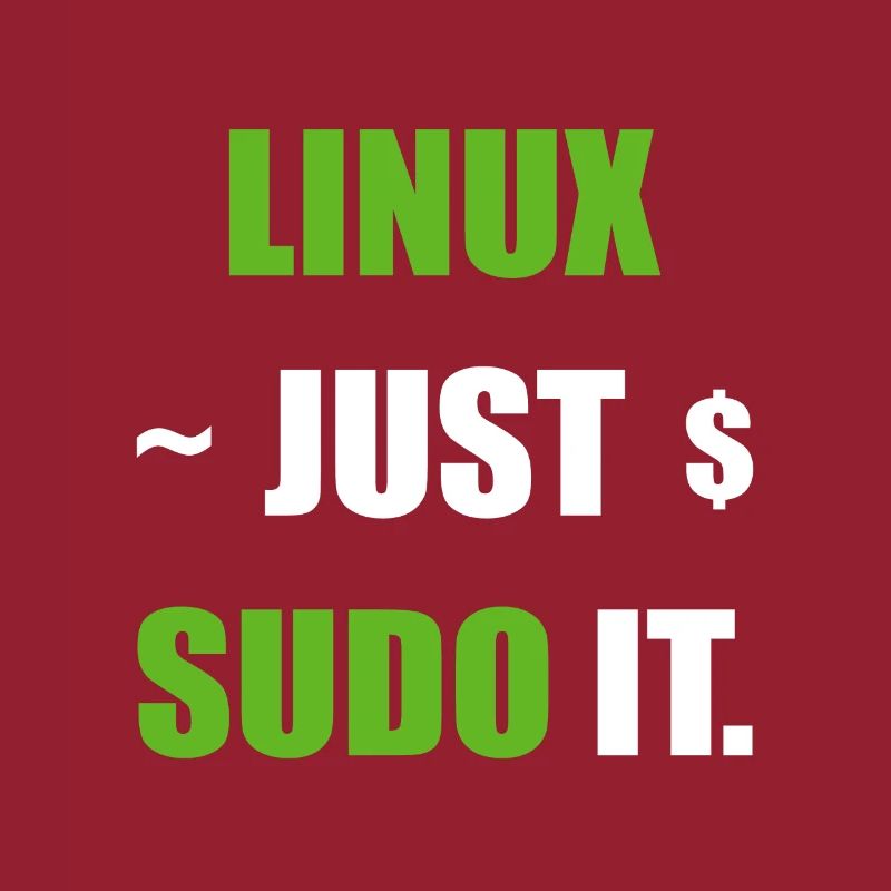 Linux Just Sudo it Debian Unix Ubuntu users