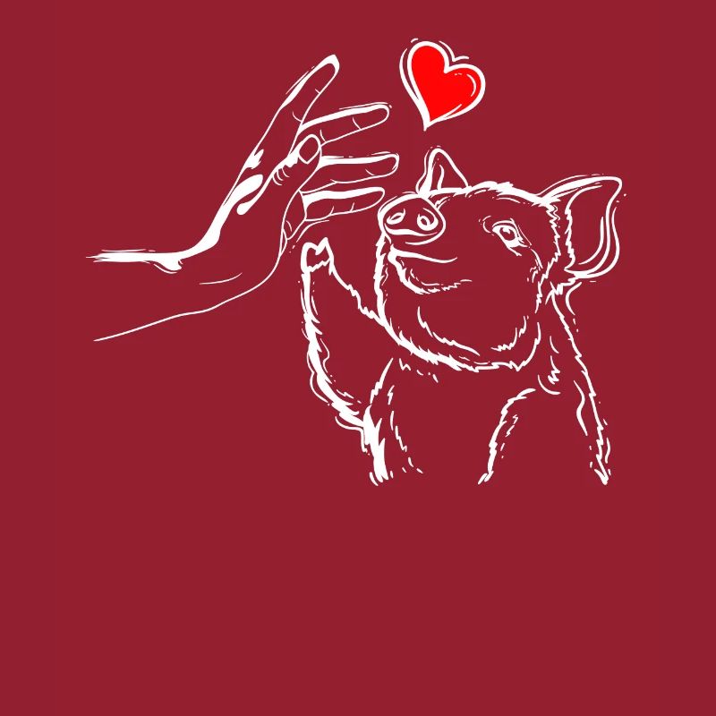 Schwein Liebe Bauer High Five