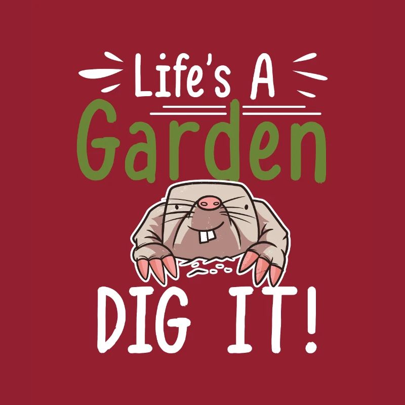 Funny Life's A Garden Mole Problems Chemistry Mole