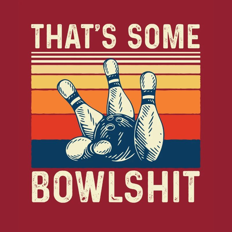 C’est de la merde de bowling - Bowler amusant
