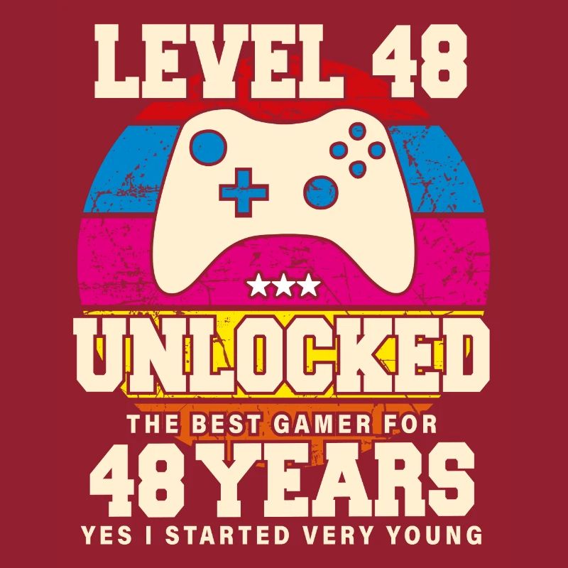 Original 1976 48 ans Niveau 48 Débloquer